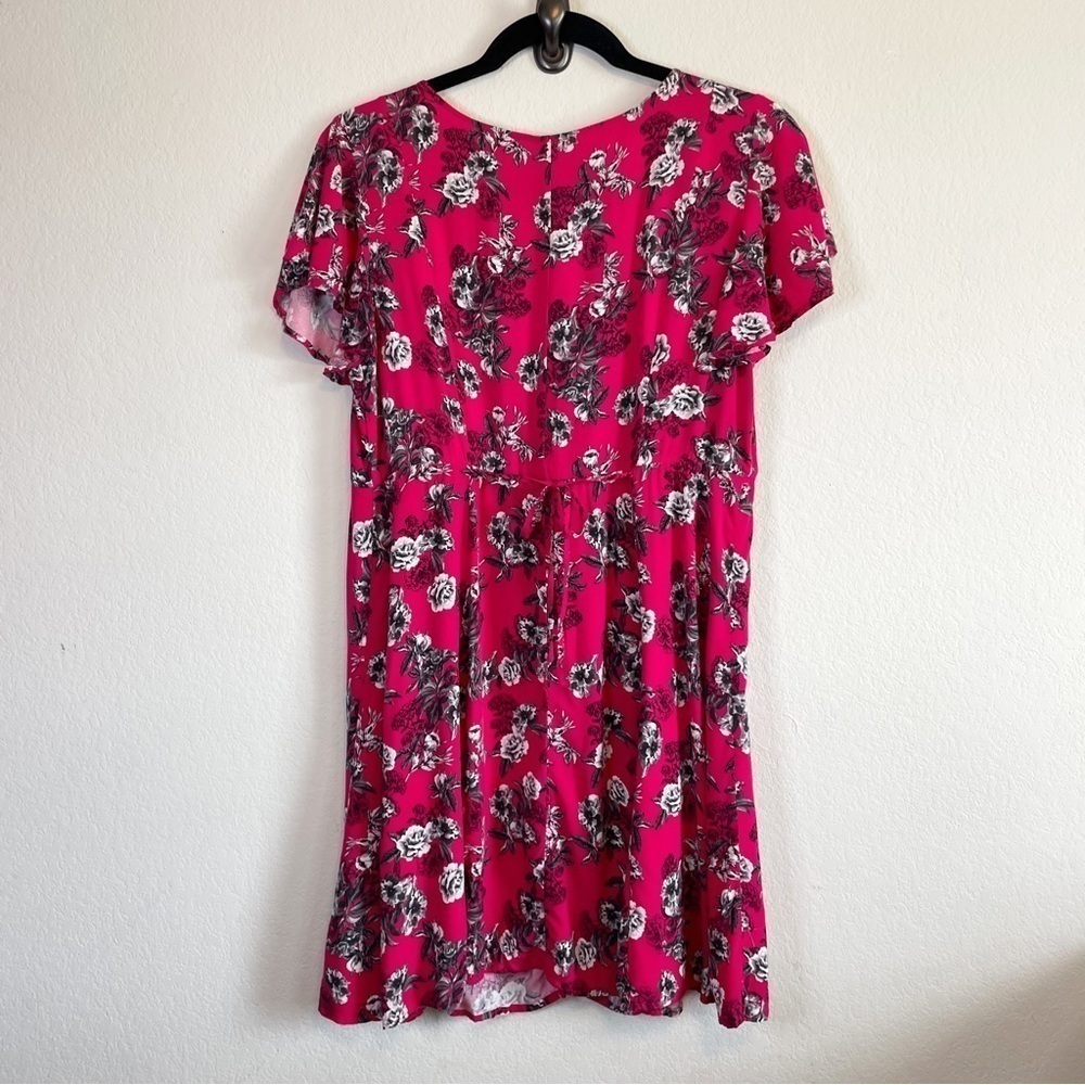 Torrid Acas Flutter Sleeve Button Front Mini Dres… - image 3